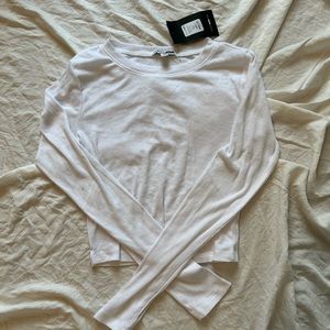 White fashing nova shirt new with tags